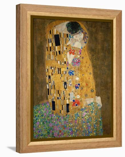 The Kiss, c.1907-Gustav Klimt-Framed Stretched Canvas