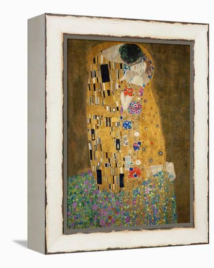 The Kiss, c.1907-Gustav Klimt-Framed Stretched Canvas