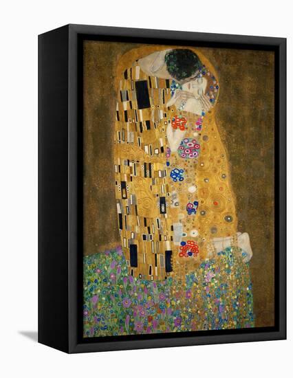 The Kiss, c.1907-Gustav Klimt-Framed Stretched Canvas