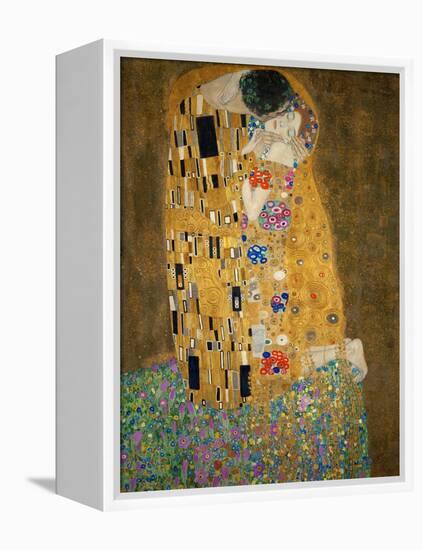 The Kiss, c.1907-Gustav Klimt-Framed Stretched Canvas
