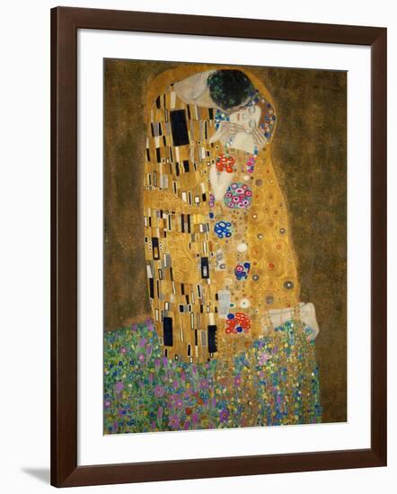 The Kiss, c.1907-Gustav Klimt-Framed Art Print