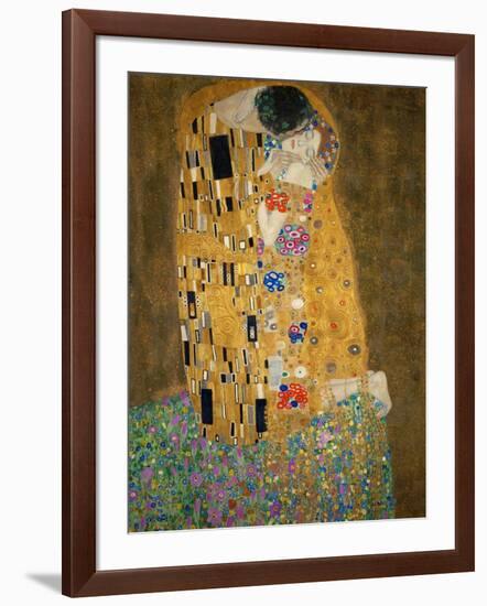 The Kiss, c.1907-Gustav Klimt-Framed Art Print