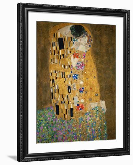 The Kiss, c.1907-Gustav Klimt-Framed Art Print