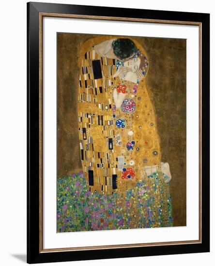 The Kiss, c.1907-Gustav Klimt-Framed Art Print