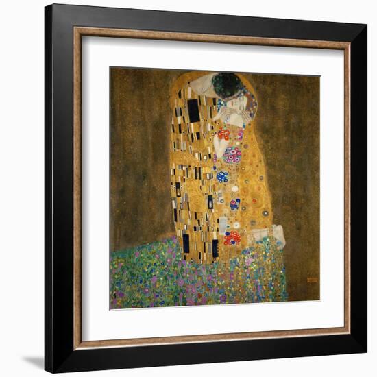 The Kiss, c.1907-Gustav Klimt-Framed Art Print