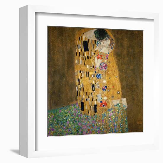 The Kiss, c.1907-Gustav Klimt-Framed Art Print