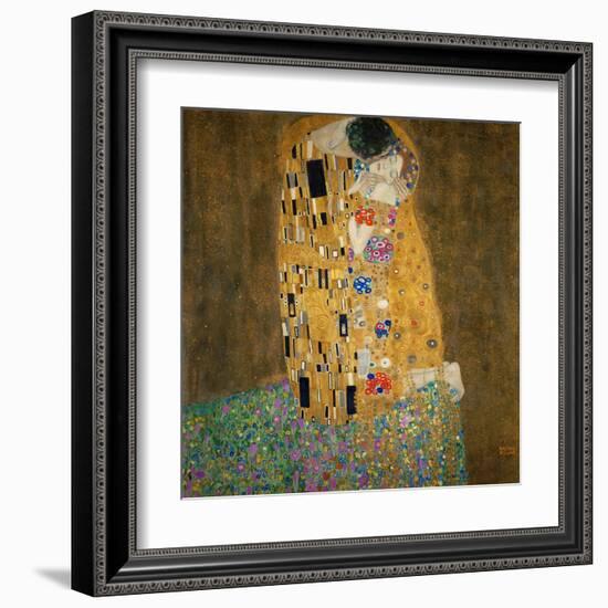 The Kiss, c.1907-Gustav Klimt-Framed Art Print