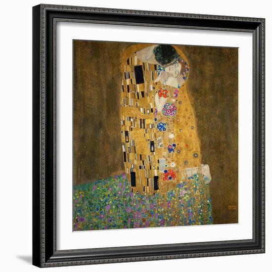 The Kiss, c.1907-Gustav Klimt-Framed Art Print