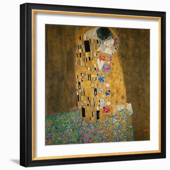 The Kiss, c.1907-Gustav Klimt-Framed Art Print