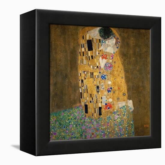 The Kiss, c.1907-Gustav Klimt-Framed Stretched Canvas