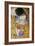 The Kiss, Der Kuss, Close-Up of Heads-Gustav Klimt-Framed Giclee Print