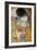 The Kiss, Der Kuss, Close-Up of Heads-Gustav Klimt-Framed Giclee Print