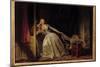 The Kiss Flies, 1788 (Oil on Canvas)-Jean-Honore Fragonard-Mounted Giclee Print