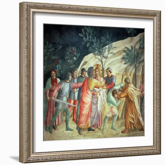 The Kiss of Judas, 1442-Fra Angelico-Framed Giclee Print