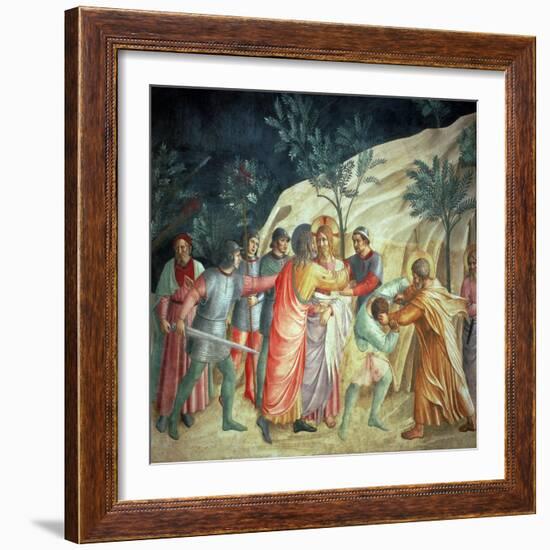 The Kiss of Judas, 1442-Fra Angelico-Framed Giclee Print