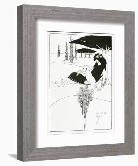 The Kiss of Judas, 1893-Aubrey Beardsley-Framed Giclee Print