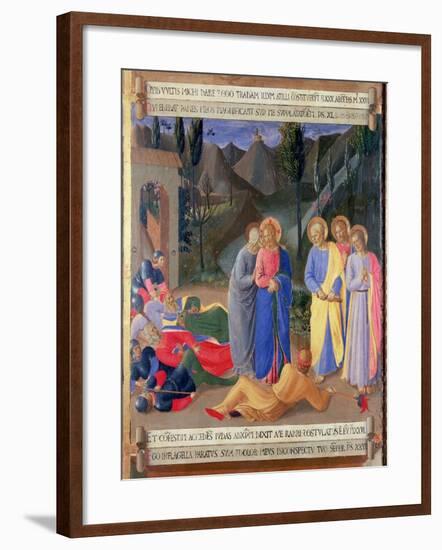 The Kiss of Judas, Detail from Panel Three of the Silver Treasury of Santissima Annunziata-Fra Angelico-Framed Giclee Print