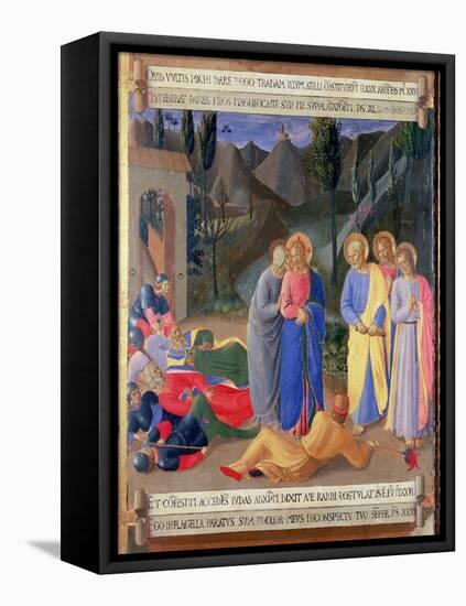 The Kiss of Judas, Detail from Panel Three of the Silver Treasury of Santissima Annunziata-Fra Angelico-Framed Premier Image Canvas