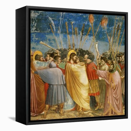 The Kiss of Judas, Mural-Giotto di Bondone-Framed Premier Image Canvas