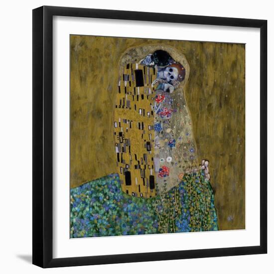 The Kiss (Skelly Lovers)-Marie Marfia Fine Art-Framed Giclee Print