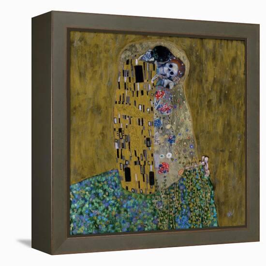 The Kiss (Skelly Lovers)-Marie Marfia Fine Art-Framed Premier Image Canvas