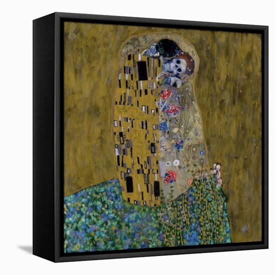 The Kiss (Skelly Lovers)-Marie Marfia Fine Art-Framed Premier Image Canvas