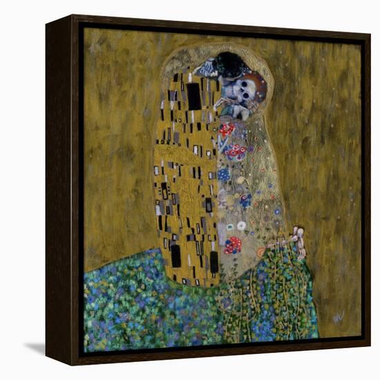 The Kiss (Skelly Lovers)-Marie Marfia Fine Art-Framed Premier Image Canvas