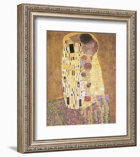 The Kiss-Gustav Klimt-Framed Art Print