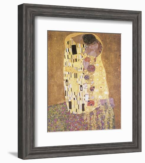 The Kiss-Gustav Klimt-Framed Art Print