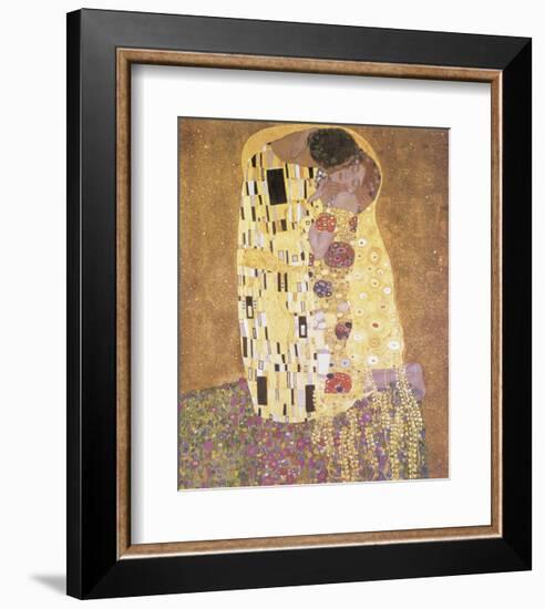 The Kiss-Gustav Klimt-Framed Art Print