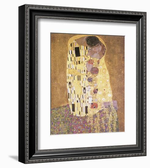 The Kiss-Gustav Klimt-Framed Art Print