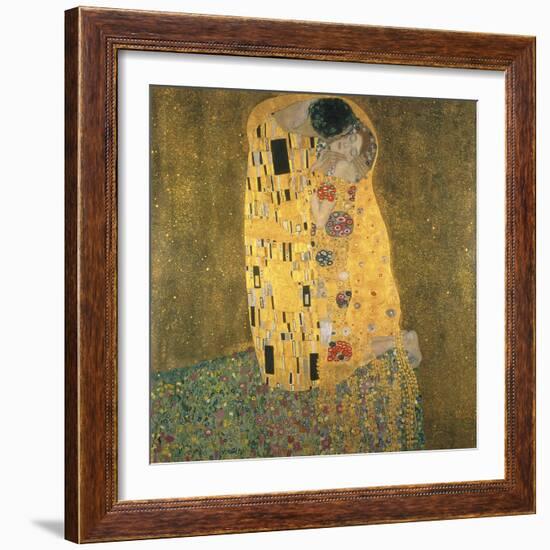 The Kiss-Gustav Klimt-Framed Giclee Print