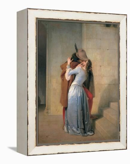 The Kiss-Hayez Francesco-Framed Premier Image Canvas