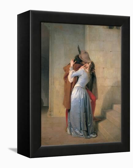 The Kiss-Hayez Francesco-Framed Premier Image Canvas