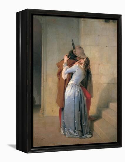 The Kiss-Hayez Francesco-Framed Premier Image Canvas