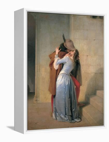 The Kiss-Hayez Francesco-Framed Premier Image Canvas