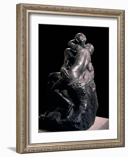 The Kiss-Auguste Rodin-Framed Photo