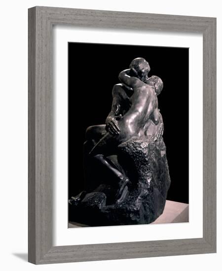 The Kiss-Auguste Rodin-Framed Photo