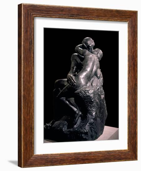 The Kiss-Auguste Rodin-Framed Photo