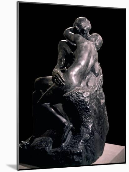 The Kiss-Auguste Rodin-Mounted Photo