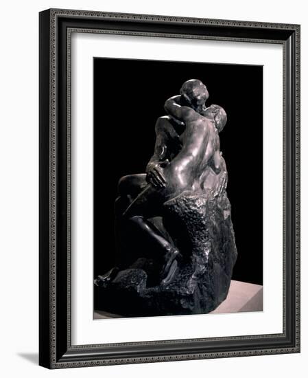 The Kiss-Auguste Rodin-Framed Photo