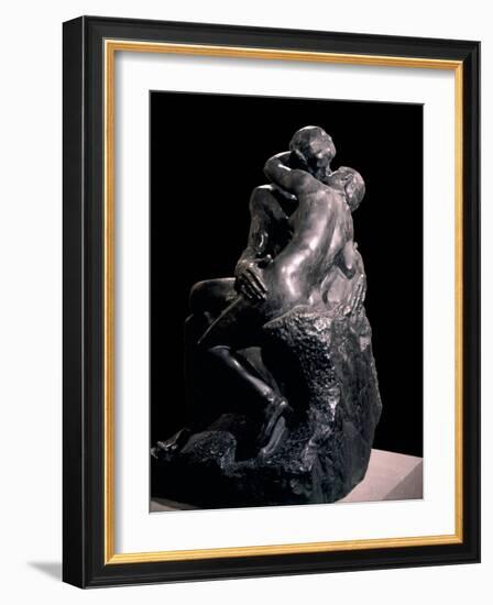 The Kiss-Auguste Rodin-Framed Photo