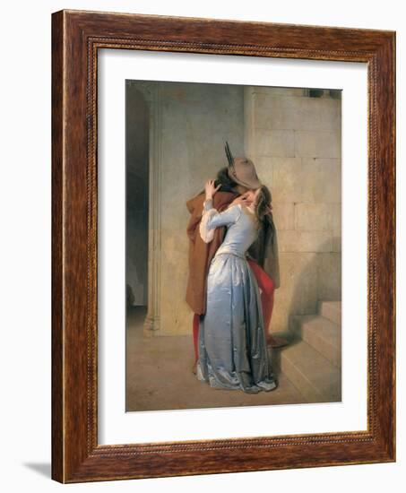 The Kiss-Hayez Francesco-Framed Photographic Print