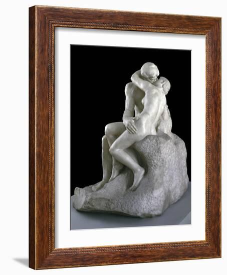 The Kiss-Auguste Rodin-Framed Photographic Print