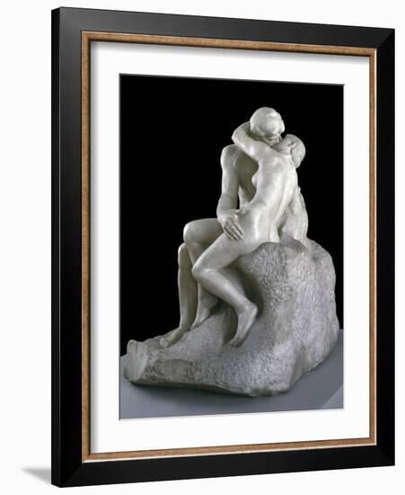 The Kiss-Auguste Rodin-Framed Photographic Print