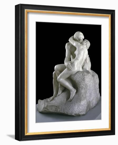 The Kiss-Auguste Rodin-Framed Photographic Print