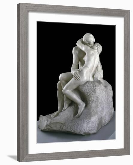 The Kiss-Auguste Rodin-Framed Photographic Print