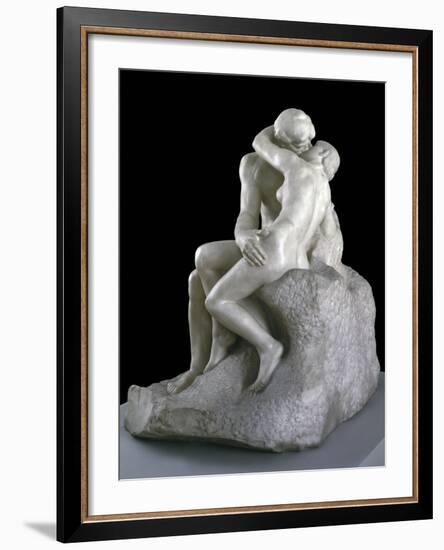 The Kiss-Auguste Rodin-Framed Photographic Print