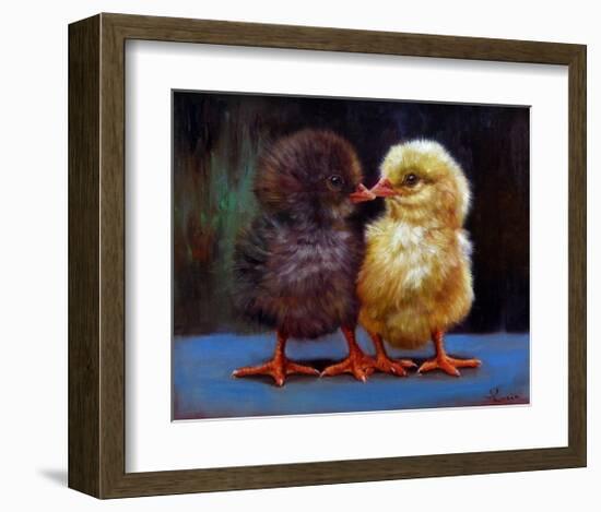 The Kiss-Lucia Heffernan-Framed Art Print