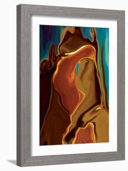 The Kiss-Rabi Khan-Framed Premium Giclee Print